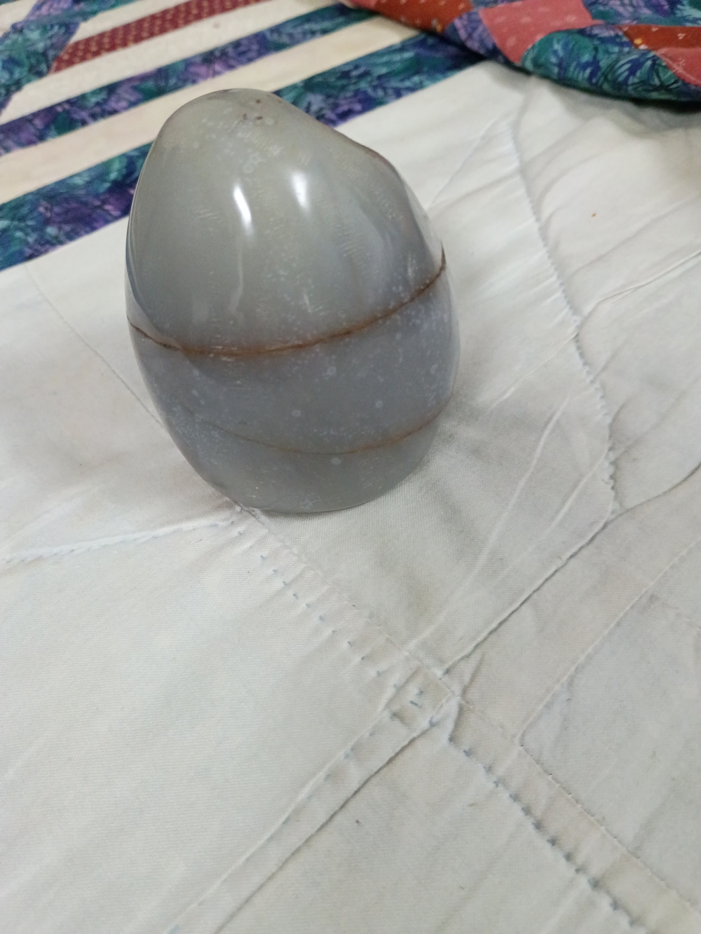 Agate Freeform With Druzy